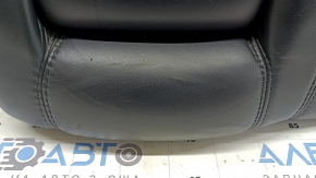 Spătar banchetă stânga spate pentru Lincoln MKZ 17-20, piele neagră, cu centură de siguranță și cotieră, încălzit, rupt, îndoit, zgâriat, necesită curățare