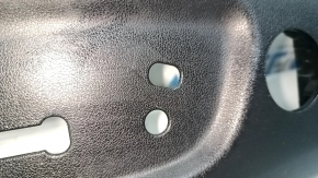Ornamente laterale scaun șofer, stânga, Lexus NX200t NX300h 15-21, negre, uzate, plastic alb
