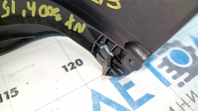 Husă scaun șofer față Lexus NX200t NX300h 15-21, neagră, element de fixare rupt