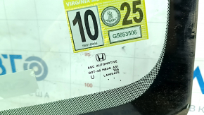 Лобовое стекло Honda Accord 17 под камеру, hybrid, песок