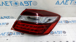 Фонарь внешний крыло правый Honda Accord 16-17 hybrid, рест LED, трещина, разбитое стекло