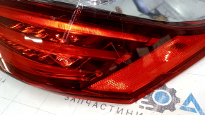 Фонарь внешний крыло правый Honda Accord 16-17 hybrid, рест LED, трещина, разбитое стекло