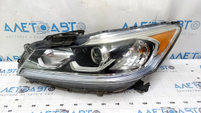 Фара передняя левая Honda Accord 17 hybrid, галоген под ДХО, под полировку, сколы