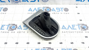 Placă schimbător de viteze Ford Mustang mk6 21" - fibră de carbon, crom, zgârieturi