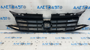 Решетка радиатора grill VW Tiguan 22-24 без эмблемы, под радар