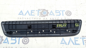 Ornamente prag ușă spate dreapta exterior Kia EV6 22-24 negru cu bandă cromată