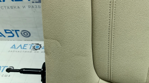 Спинка заднего ряда 2 ряд левая BMW X5 G05 19-22 под 2 ряда, кожа Canberra-Beige, с подогревом, с ремнем, замята, под чистку