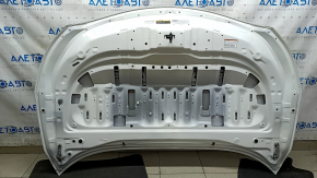 Капот голый Toyota Venza 21-24 белый 070, алюминий, сколы, песок