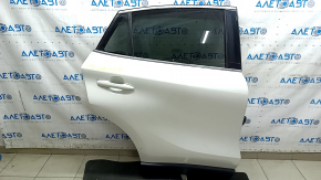 Дверь в сборе задняя правая Toyota Venza 21-24 белый 070, сколы, песок, царапины