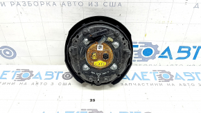 Подушка безопасности airbag в руль водительская Ford Mustang mk6 18-23 черная, ржавый пиропатрон