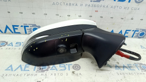 Зеркало боковое правое в сборе Toyota Venza 21-22 16 пинов, BSM, камера, поворотник, подогрев, подсветка, белое, потертости на пластике