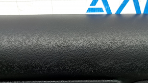 Panou ușă dreapta față negru pentru Ford Mustang mk6 15-23, inserție din material textil negru, cotieră din piele neagră, folie din fibră de carbon, zgârieturi, elemente de fixare rupte