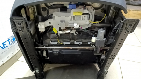 Пассажирское сидение Toyota Venza 21-24 электро, с airbag, кожа черная, подогрев, вентиляция, перфорация, XLE, Limited, примято, потертости