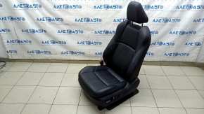 Водительское сидение Toyota Venza 21-24 электро, с airbag, кожа черная, подогрев, вентиляция, перфорация, XLE, Limited, под химчистку, побелела кожа, потертости