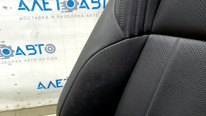 Scaun șofer electric Toyota Venza 21-24 cu airbag, piele neagră, încălzit, ventilat, perforat, Limited, curățabil chimic, zgârieturi