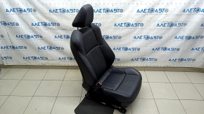 Scaun șofer electric Toyota Venza 21-24 cu airbag, piele neagră, încălzit, ventilat, perforat, Limited, curățabil chimic, zgârieturi