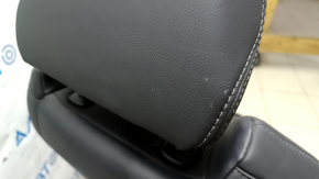 Scaun șofer electric Toyota Venza 21-24 cu airbag, piele neagră, încălzit, ventilat, perforat, Limited, curățabil chimic, zgârieturi