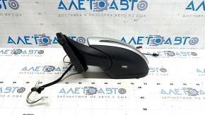 Ansamblu oglindă retrovizoare stânga pentru Mercedes GLC 16-22 10+8+2+2, semnalizare, antiorbire automată, încălzită, iluminare din spate, BSM, argintiu, zgârieturi, lovituri