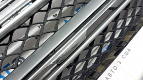 Решетка радиатора grill в сборе Mercedes GLC 300 20-22 без камеры, с эмблемой, песок