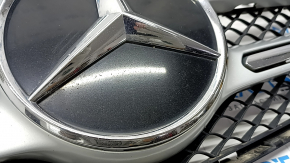 Решетка радиатора grill в сборе Mercedes GLC 300 20-22 без камеры, с эмблемой, песок