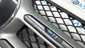 Решетка радиатора grill в сборе Mercedes GLC 300 20-22 без камеры, с эмблемой, песок