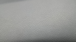 Panou ușă stânga față pentru Mercedes GLC 16-22, piele neagră, inserție abanos lucioasă, cotieră din piele neagră, Burmester, cu iluminare din spate, cu mâner, zgârieturi, crăpătură la fixare