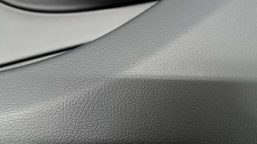 Panou ușă dreapta față Mercedes GLC 16-22, piele neagră, inserție abanos, cotieră din piele neagră, rupturi, lovituri
