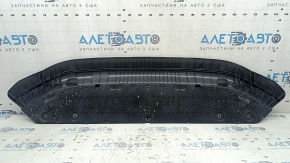 Защита переднего бампера Audi A4 B9 20-25 S-Line, потерта