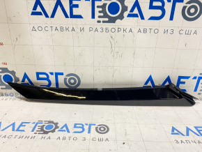 Молдинг переднего бампера правый Toyota Camry v70 21-24 SE\XSE черный глянец