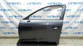 Дверь голая передняя левая Audi A4 B9 20-25 графит LZ7S, царапины