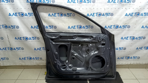 Дверь голая передняя левая Audi A4 B9 20-25 графит LZ7S, царапины