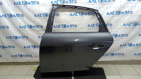 Дверь голая задняя левая Audi A4 B9 20-25 графит LZ7S, царапины