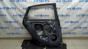 Дверь голая задняя левая Audi A4 B9 20-25 графит LZ7S, царапины