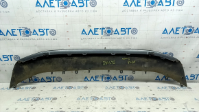 Губа переднего бампера Audi A4 B9 20-25 S-line, графит LZ7S, потертости, царапины, сколы