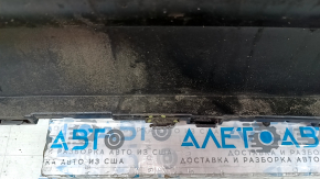 Бампер задний голый Audi A4 B9 20-25 без парктроников, графит LZ7S, без заглушки, песок, сколы, царапины, примят, сломаны крепления