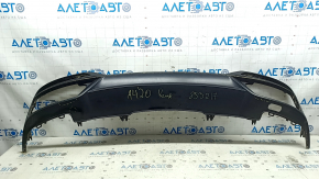 Губа заднего бампера без молдинга Audi A4 B9 20-25 потертости, песок, царапины
