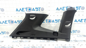 Ornament montan stânga spate pentru VW Tiguan 18-24, negru, zgârieturi, uzat