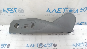 Ornamente laterale stânga scaun șofer pentru Audi A4 B9 17-25, gri, zgârieturi