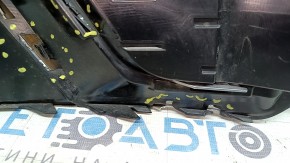 Решетка переднего бампера правая Audi A4 B9 20-25 хром под радар, S-line, сломаны крепления, песок