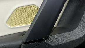Panou ușă spate stânga negru pentru VW Tiguan 18-20, cotieră din piele, inserție din piele gri, cu mâner, zgârieturi