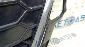 Grilă radiator cromată Audi A4 B9 20-25, S-line nisip