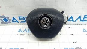Подушка безопасности airbag в руль водительская VW Tiguan 18-21 черная
