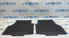 Set covorașe auto pentru Audi A6 C8 19-24 cauciuc negru