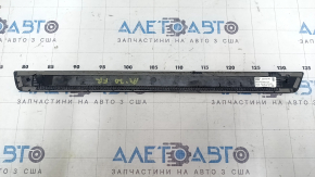 Ornamente prag exterior față dreapta Audi A4 B9 17-25 S-Line cu iluminare din spate, zgârieturi, cablu de iluminare din spate rupt
