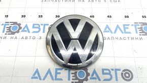 Эмблема решетки радиатора grill VW Tiguan 18-21 под радар, полез хром, песок