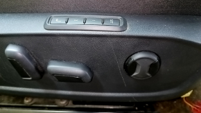 Пассажирское сидение Volkswagen ID.4 21-22 с airbag, электрическое, подогрев, память, кожа темно-серая, с перфорацией, царапина