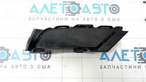 Заглушка нижней решетки переднего бампера правая VW Tiguan 18-21 черный глянец, R-Line, песок