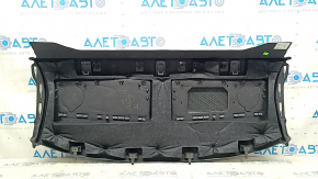 Полка задняя Audi A4 B9 18-25 серая, с сетками