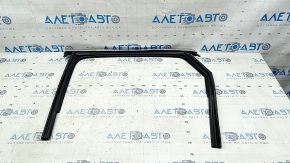 Уплотнитель стекла с молдингом задний левый Audi A4 B9 17-25 хром