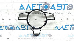 Накладка руля Audi A4 B9 20-25 черный глянец